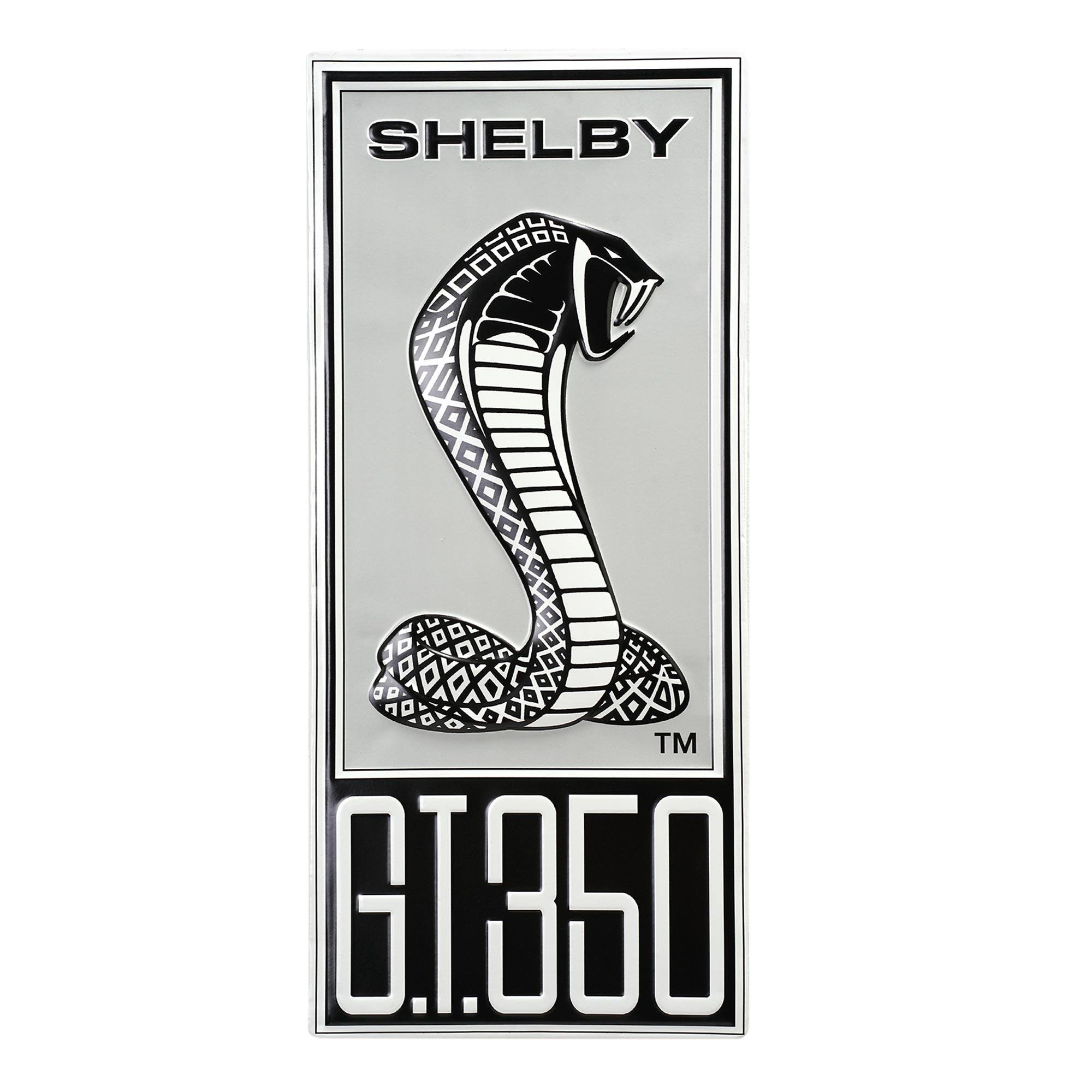 Shelby™ GT350 Embossed Shaped Metal Wall Sign